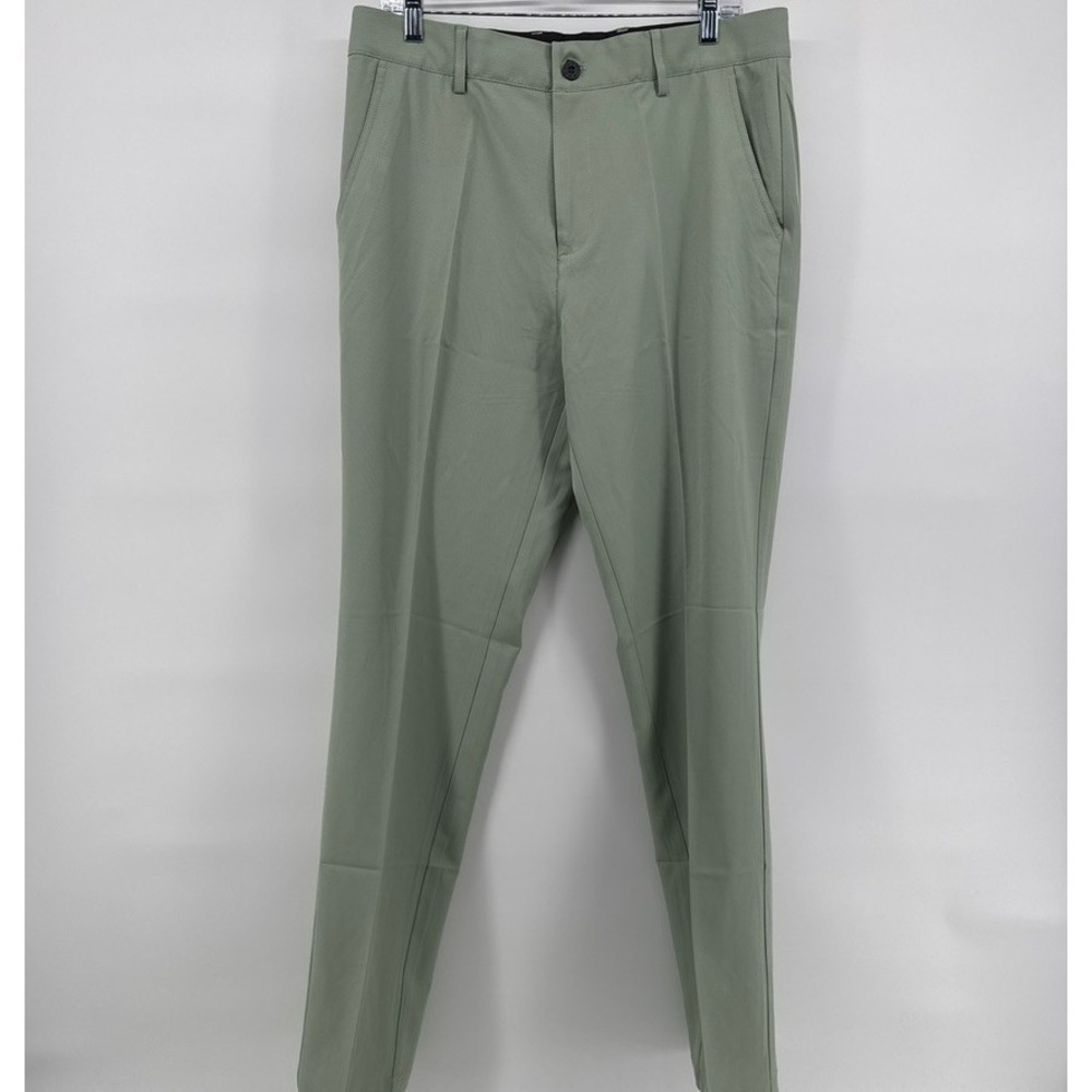 Druids Golf Men's Pants 34 x 32 Straight leg Green Athletic Performance